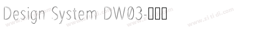 Design System DW03字体转换